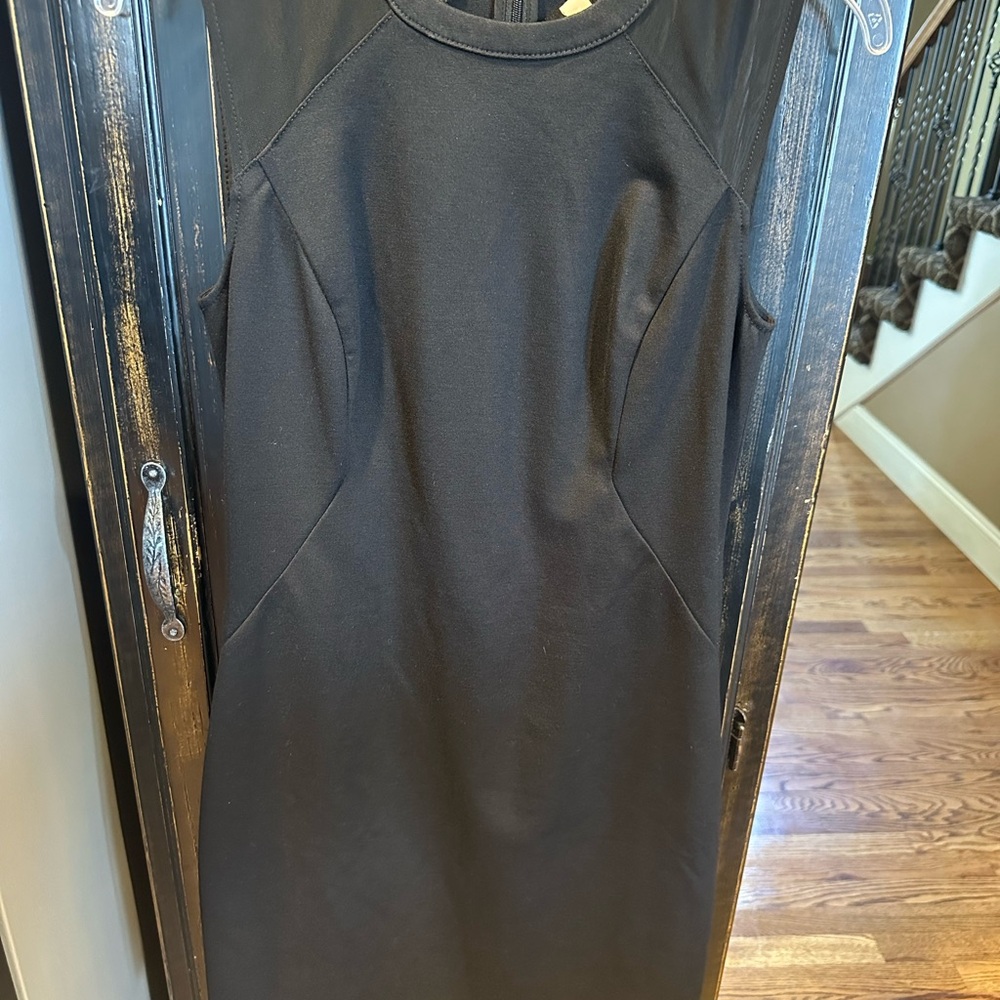 Banana Republic Classic Black Midi‎ Dress